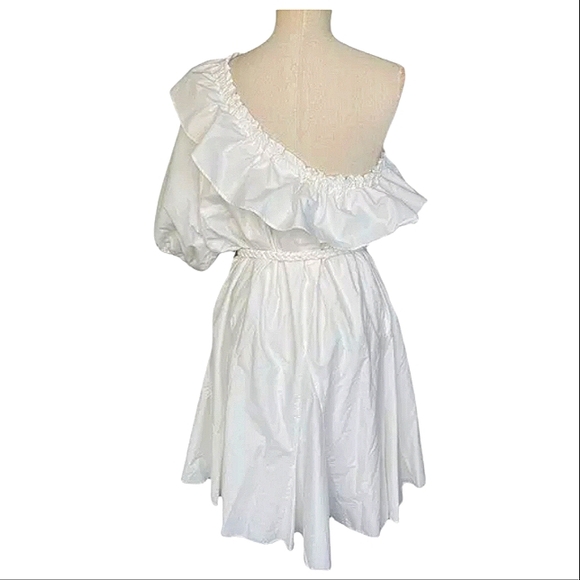 RHODE X TARGET WHITE ONE SHOULDER GODDESS DRESS  BELTED PLUS SIZE 1XL NWT - Picture 10 of 16
